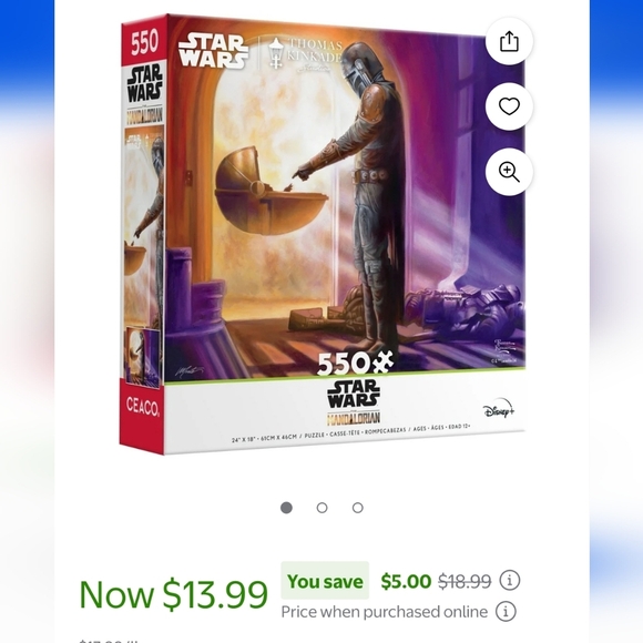 Star Wars Other - Star Wars 550 Piece Puzzle New And Sealed